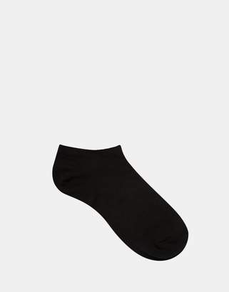 ASOS DESIGN 5 Pack Sneaker Socks Black