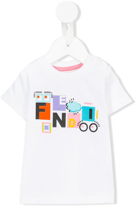 Fendi Kids Monster print T-shirt