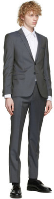 HUGO BOSS Grey Arti and Hesten Extra Slim Fit Wool Suit