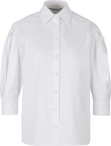 Puffed Sleeve Buttoned Shirt 