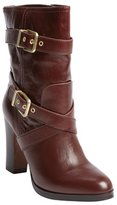 Thumbnail for your product : Pour La Victoire cognac leather 'Roslin' buckle detail boots