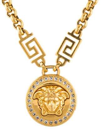 Versace Crystal Icon Medusa Necklace