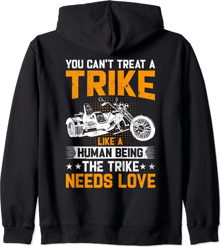 Trike Biker Kapuzenjacke - Warum Ich Trike Fahre Weil Ich Es Kann