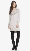 Thumbnail for your product : Express Cowl Neck Sweater Dress - Heather Sand