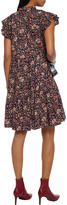 Thumbnail for your product : Ulla Johnson Hana Gathered Floral-print Cotton-blend Voile Dress