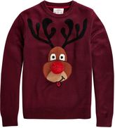 Thumbnail for your product : Next Burgundy Novelty Reindeer Crew