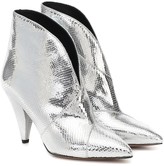 isabel marant silver boots