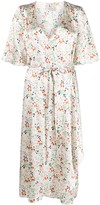 Thumbnail for your product : L'Autre Chose Floral-Print Silk Wrap Dress