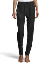 Thumbnail for your product : Halston Relaxed Washed-Knit Pants, Black