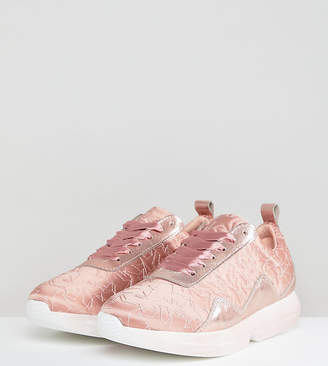 Free People Stardust Sateen Pink Trainers