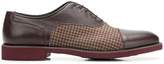 Thumbnail for your product : Moreschi Checked Panel Oxford Shoes