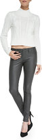Thumbnail for your product : Blank Day Faux-Leather Leggings, Gray