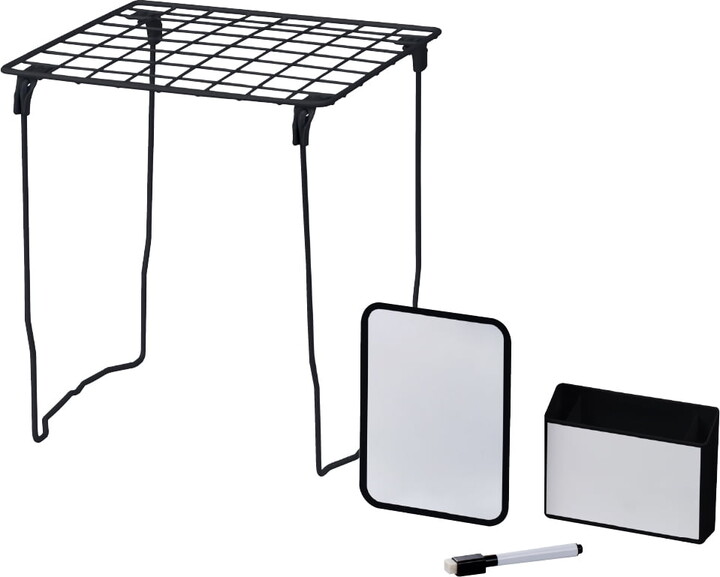 Lockermate By Bostitch Locker Kit, 12" Stac-A-Shelf, Black