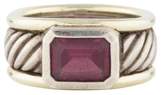 Thumbnail for your product : David Yurman Rhodolite Garnet Cable Ring