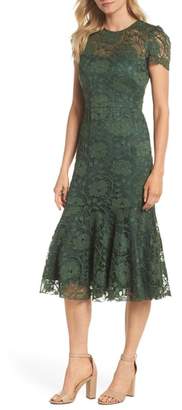 sherbert lace midi dress