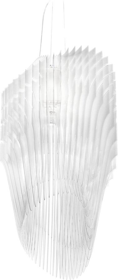 Slamp Avia Large Pendant Light In White Fade By Zaha Hadid