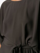 Thumbnail for your product : Rick Owens self-tie draped T-shirt dress