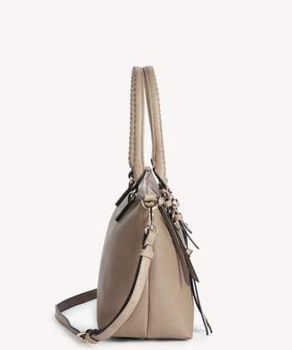 Sole Society Girard zippered satchel with braided tassels