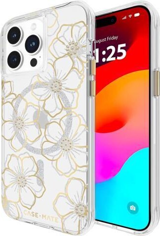 Case mate built in magnets work with magsafe 12 foot drop protection for pour iphone 15 pro max