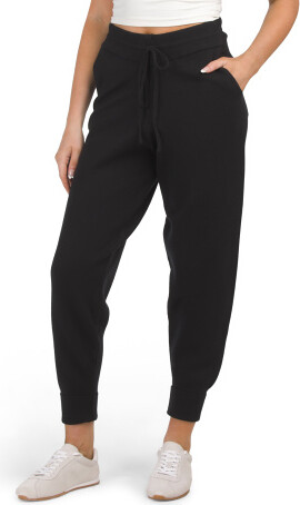 Tie Front Cozy Sweatpants for Women | Polyester/Nylon/Viscose