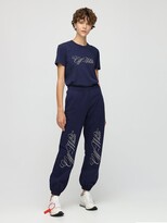 Thumbnail for your product : Off-White Logo Embroidery Cotton Sweatpants