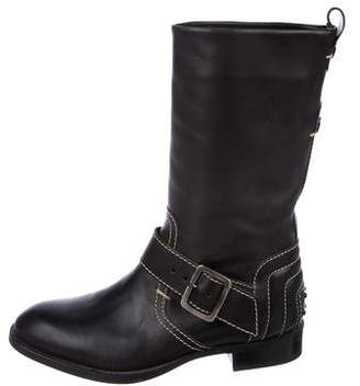 Tod's Leather Moto Boots