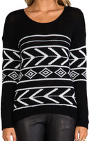 Thumbnail for your product : Feel The Piece Intarsia Boat Neck