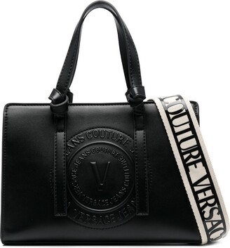 Sell Versace Jeans Couture Logo Tote Bag - Black