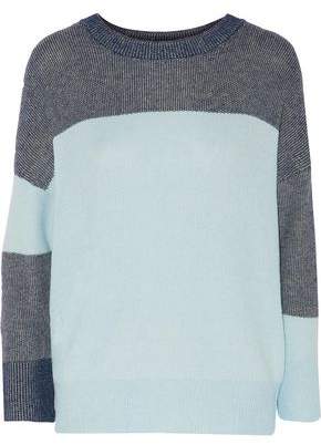 Equipment Melanie Color-Block Knitted Sweater
