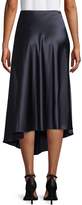 Thumbnail for your product : Lafayette 148 New York Dessie Satin Midi Skirt