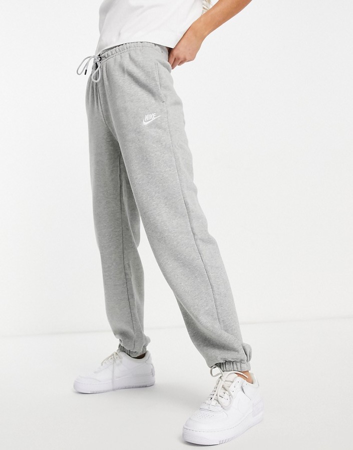 Nike essentials loose fit sweatpant in gray - ShopStyle Plus Size Pants