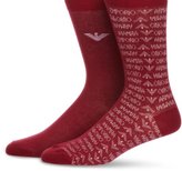 Thumbnail for your product : Emporio Armani Intimates Men's All Over Logo Short Calf Socks