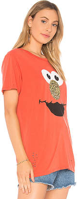 Lauren Moshi Wolf Classic Tee With Holes