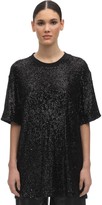 Thumbnail for your product : In The Mood For Love Over Sequins Round Neck T-shirt