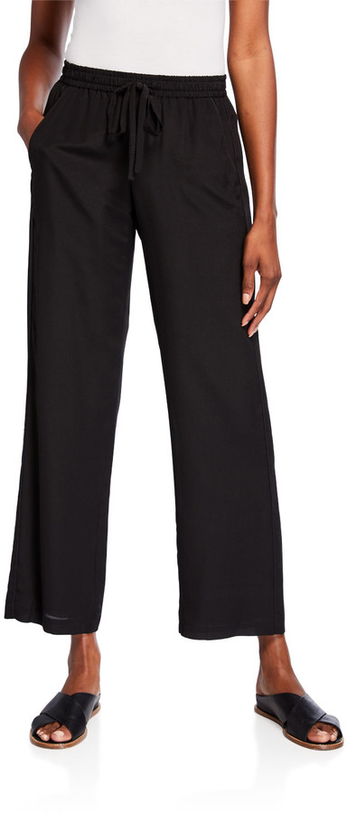 plus size silk pants