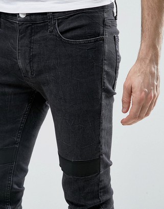 Religion Skinny Jeans With Engineered Knee