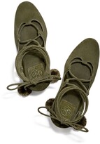 Thumbnail for your product : Tory Burch Heather Wedge Lace-Up Espadrille
