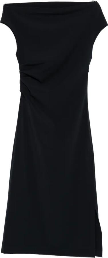 P.A.R.O.S.H. Ruched Midi Dress