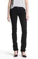 Thumbnail for your product : Paige Denim 'Skyline' Straight Leg Stretch Jeans (Black Ink)