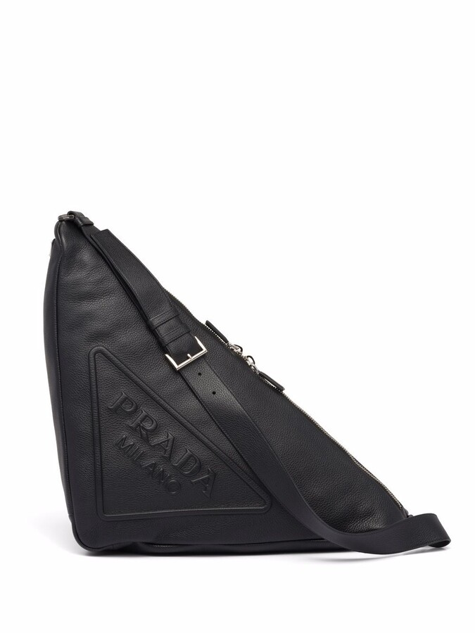 Prada Men's Nylon and Leather Crossbody Bag - ShopStyle