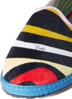 Thumbnail for your product : Pucci Abstract-Print Velvet Ballerina Shoes