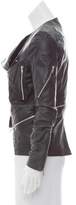 Thumbnail for your product : Preen by Thornton Bregazzi Preen Zip-Up Leather Jacket w/ Tags