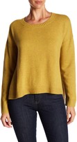 Thumbnail for your product : Eileen Fisher Crew Neck Boxy Hi-Lo Sweater