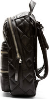 Thumbnail for your product : Marc by Marc Jacobs Black Quilted Leather Domo Biker Backpack