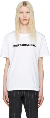 Sacai White horrorshow T-shirt