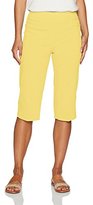 Thumbnail for your product : Alfred Dunner Women's Capri Slim Fit Cuff Detail
