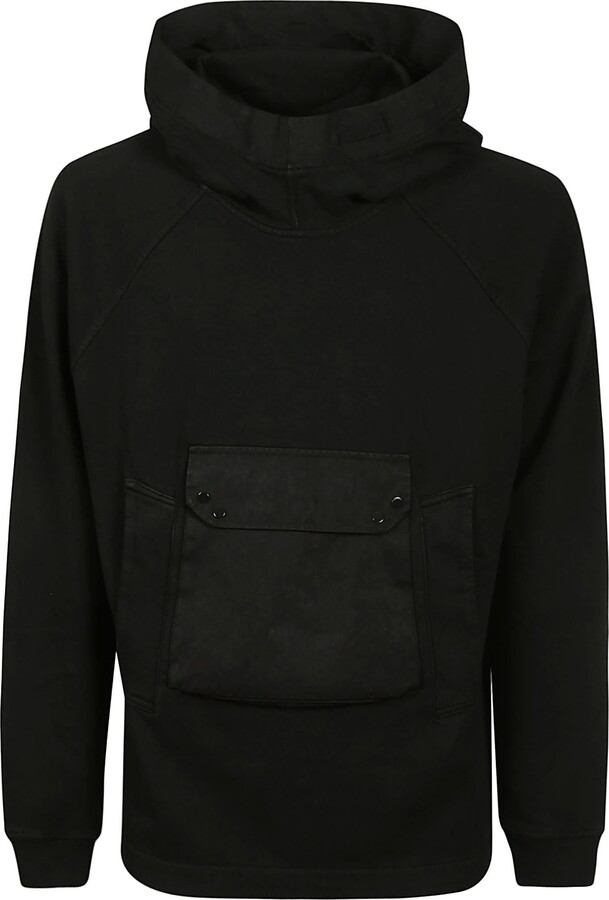 スウェット・トレーナー Ten-C FELPA CHIUSA CAPPUCCIO (33463) Ten C Felpa Chiusa Cappuccio Sweatshirt Black | Cultizm