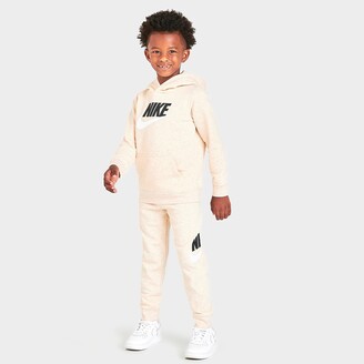Nike Boys' Little Kids' Metallic Futura Logo Pullover Hoodie and