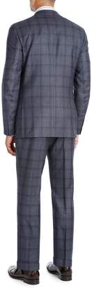 Isaia Shadow Plaid Super 130s Wool Two-Piece Suit