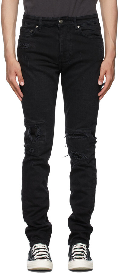 Ksubi Black Distressed Chitch Jeans - ShopStyle